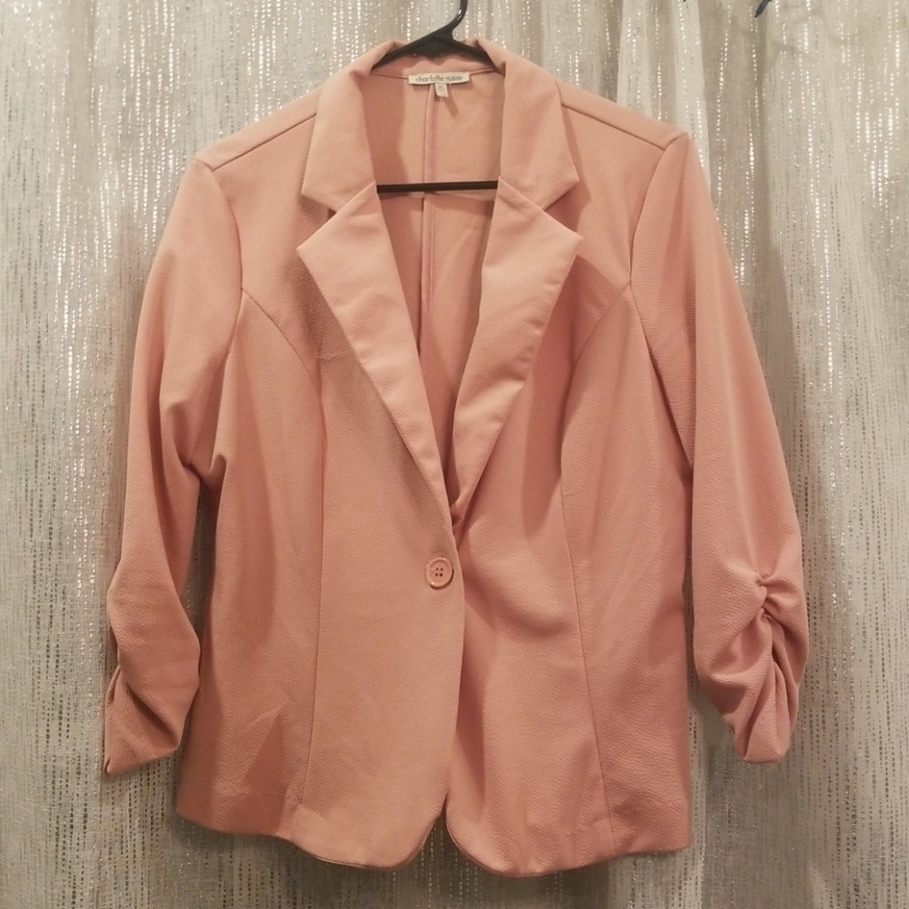 Pink blazer